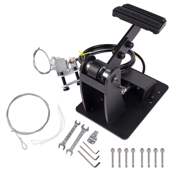 踏板总成 Passenger Side Universal Dual Brake Pedal #ACAR-B1 Pedal Height Adjustable-5