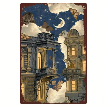 CIFbuy 艺术铁艺无框画框 8x12，复古墙面装饰挂件（TikTok, temu 自提物流）