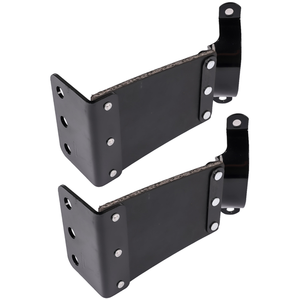 排气支架套件 Black 2 Pk Heavy Duty Exhaust Bracket Kit fits for Automann 562.U75846, PTR-14-13846-1