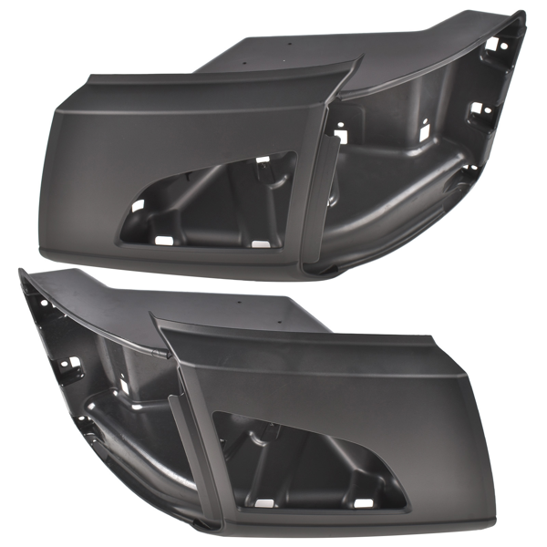 前保险杠包角 Pair Corner Bumper w/Fog Hole Replacement for Volvo VNL Trucks Driver & Passenger Side 18-24-5