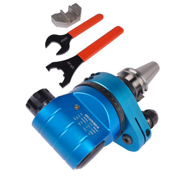 角度头 1:1 Gear Ratio CAT40 ER25 90°Fixed Angle Head Collet Chuck 3500RPM AH-CAT40–ER25-2
