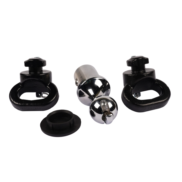 鹅颈工具包 Gooseneck Trailer Hitch Ball & Safety Chain Kit for Ram 2500 3500 Puck 60618 82213632 82216057AA 82216057AB-2