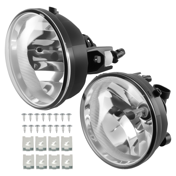 Bumper Fog Lights Driving Lamps + Bulbs fit for Tacoma 2005-2011 Tundra 2007-2013-1