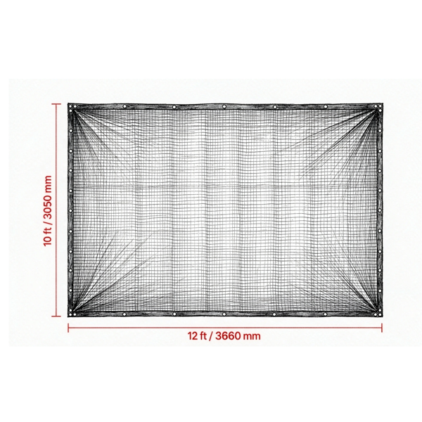 90%遮阳布10x12英尺，140 GSM HDPE藤架遮阳罩，带不锈钢护孔环，室外露台花园隐私屏，棕色-2