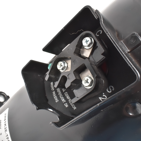 制冷压缩机 Scroll Refrigeration Compressor 460VAC 3 Phase 5HP Replaces for ZR61K3ETFD930 ZR61K3E-TFD-930 Black 1Pc-7