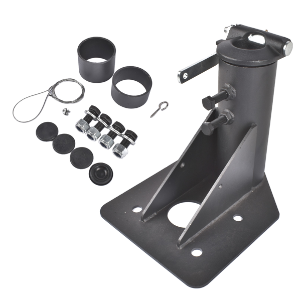 房车牵引座 Fifth (5th) Wheel to Gooseneck Adapter Hitch Replacement for Camper/RV/Trailer 12"-17" Adj.-2