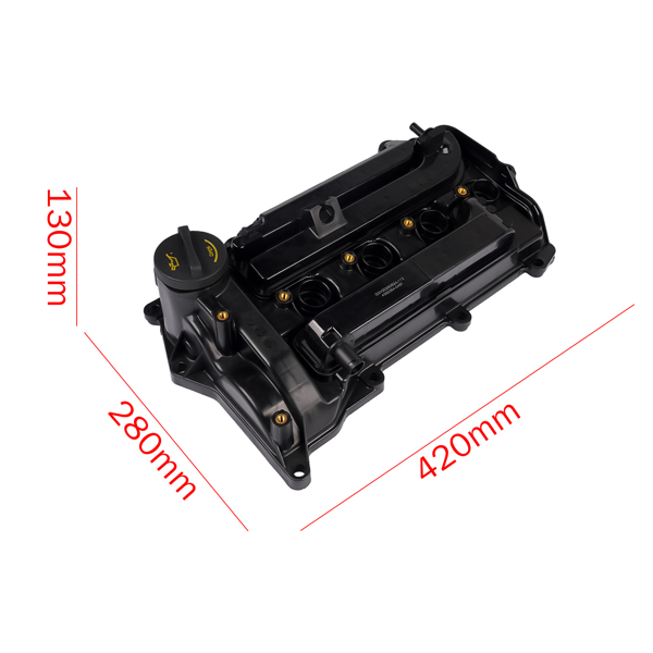 气门室盖 Engine Valve Cover w/ Gasket Replacement for Honda Civic Accord CR-V 1.5L DOHC 2016-2024-8