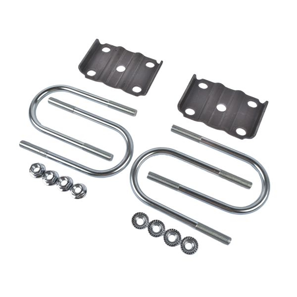 3部 车桥配件 Trailer U-Bolt Kit & Leaf Spring Tie Plates Tieplate 5,200-6,000 lbs Heavy Duty-1