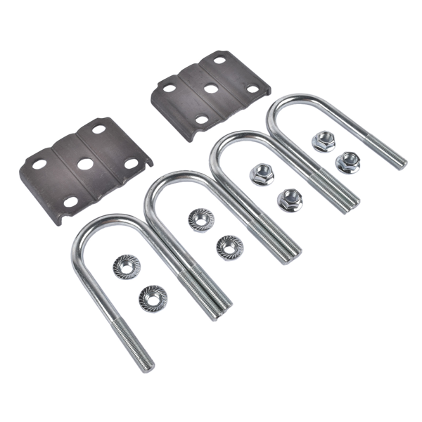 3部 车桥配件 Trailer U-Bolt Kit & Leaf Spring Tie Plates Tieplate 3500 lbs Heavy Duty-3