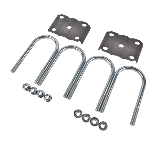 3部 车桥配件 Trailer U-Bolt Kit & Leaf Spring Tie Plates Tieplate 5,200-6,000 lbs Heavy Duty-5