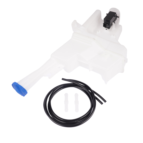 水壶 Front Windshield Washer Reservoir Tank Bottle with Motor Fits for Hyundai Tucson 2016-2021 White 1Pc-2