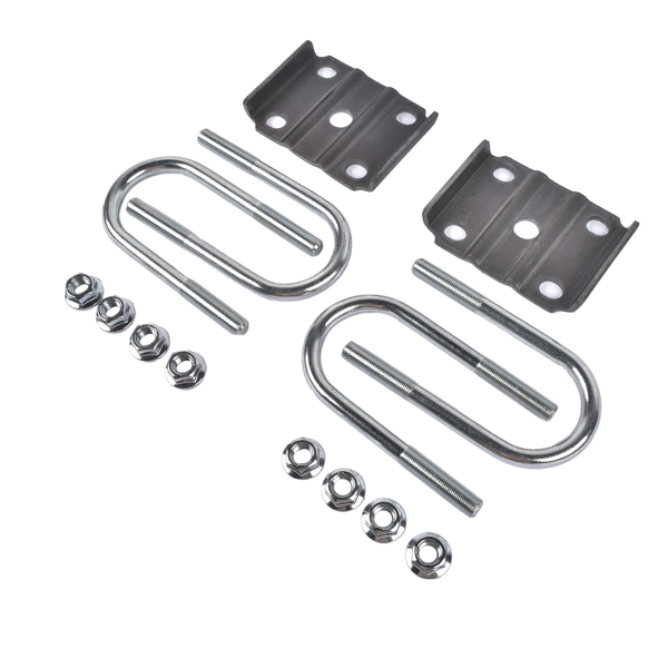 3部 车桥配件 Trailer U-Bolt Kit & Leaf Spring Tie Plates Tieplate 3500 lbs Heavy Duty-4