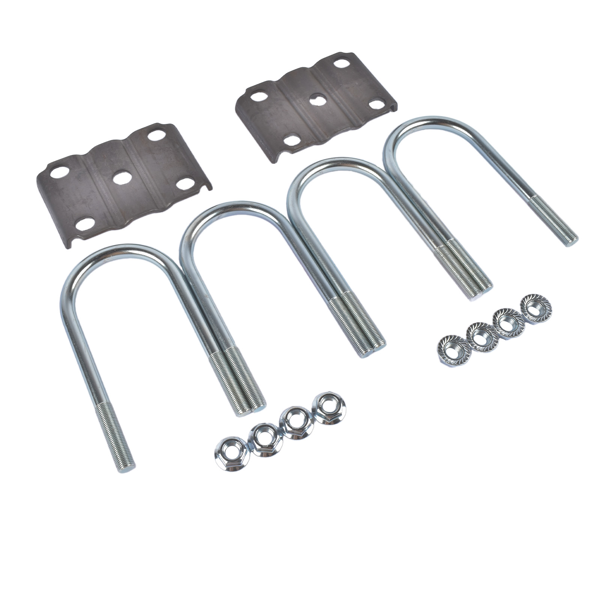 3部 车桥配件 Trailer U-Bolt Kit & Leaf Spring Tie Plates Tieplate 5,200-6,000 lbs Heavy Duty-4