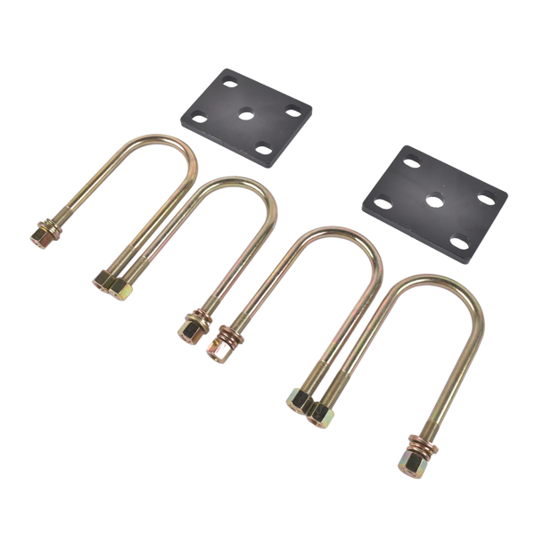 3部 车桥配件 Trailer U-Bolt Kit & Leaf Spring Tie Plates Tieplate 7,000 lbs Heavy Duty-5