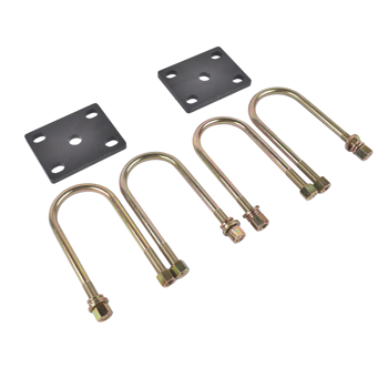 3部 车桥配件 Trailer U-Bolt Kit & Leaf Spring Tie Plates Tieplate 7,000 lbs Heavy Duty