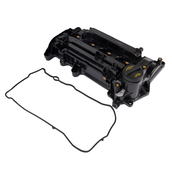 气门室盖 Engine Valve Cover w/ Gasket Replacement for Honda Civic Accord CR-V 1.5L DOHC 2016-2024-1