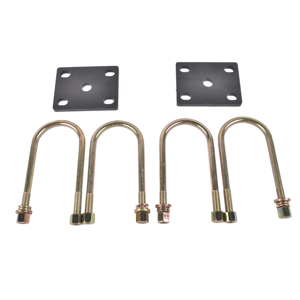 3部 车桥配件 Trailer U-Bolt Kit & Leaf Spring Tie Plates Tieplate 7,000 lbs Heavy Duty-3