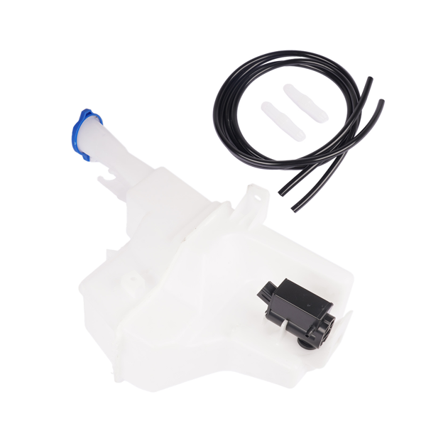 水壶 Front Windshield Washer Reservoir Tank Bottle with Motor Fits for Hyundai Tucson 2016-2021 White 1Pc-4