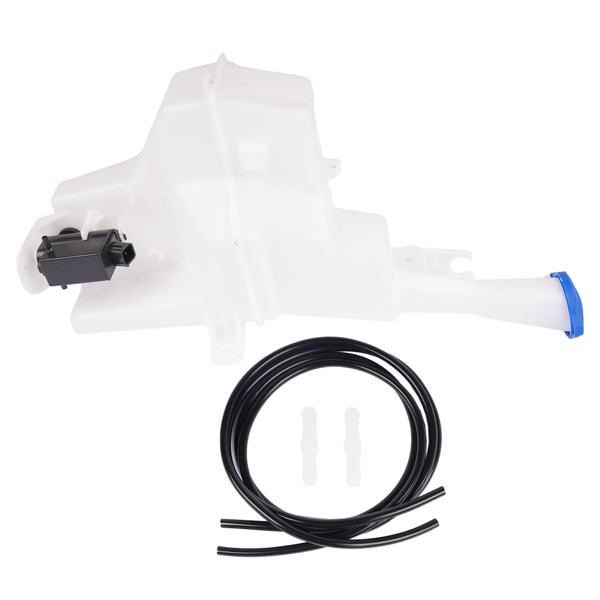 水壶 Front Windshield Washer Reservoir Tank Bottle with Motor Fits for Hyundai Tucson 2016-2021 White 1Pc-5