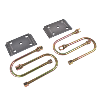 3部 车桥配件 Trailer U-Bolt Kit & Leaf Spring Tie Plates Tieplate 8,000 lbs Heavy Duty