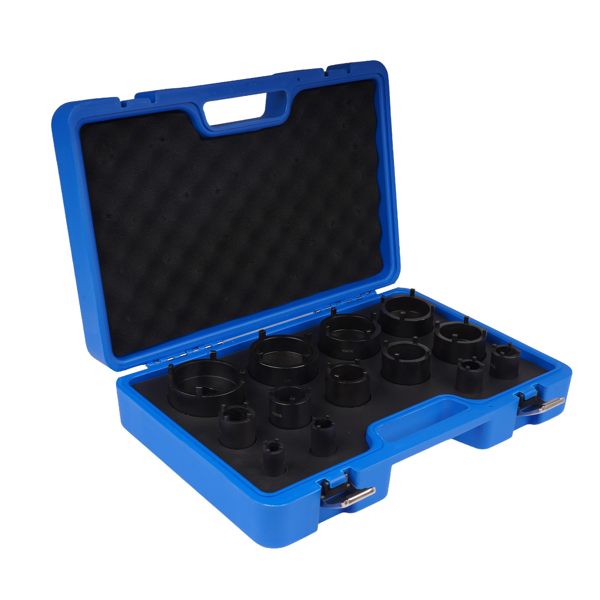 螺母套筒套件 13Pcs Nut Socket Set w/ 1/2" Drive 4 External Teeth Replacement for most GM,Dodge, GMC-5