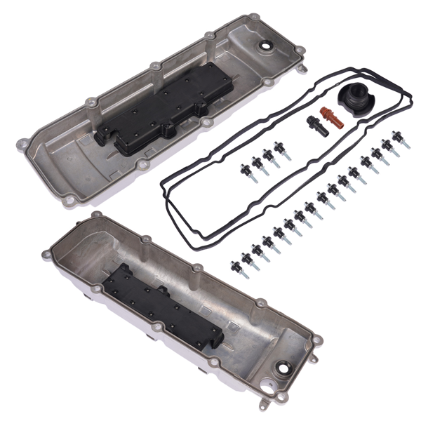 气门室盖 Pair Engine Valve Cover Replacement for Ford F-150 12-14 F-250 F-350 Super Duty 12-17 6.2L-5