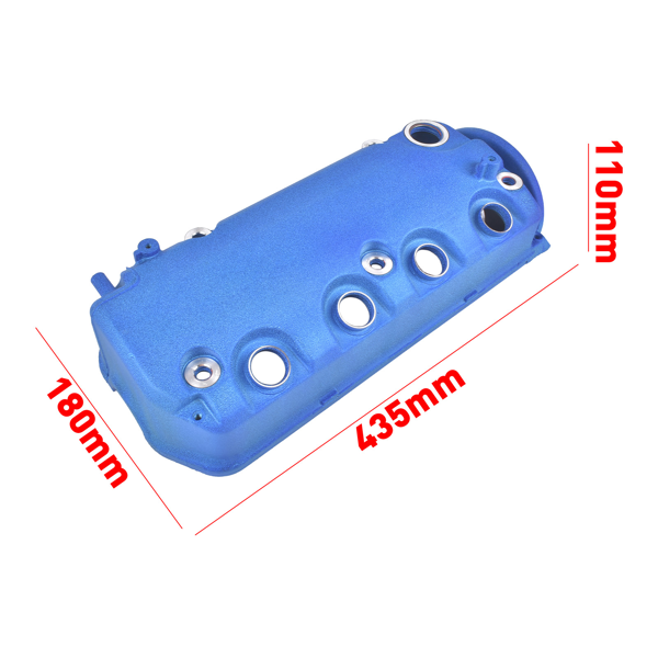 气门室盖 Blue Racing Rocker Engine Valve Cover Replacement for Civic D16 VTEC D16Y8 D16Y7-9