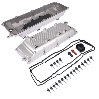 气门室盖 Pair Engine Valve Cover Replacement for Ford F-150 12-14 F-250 F-350 Super Duty 12-17 6.2L