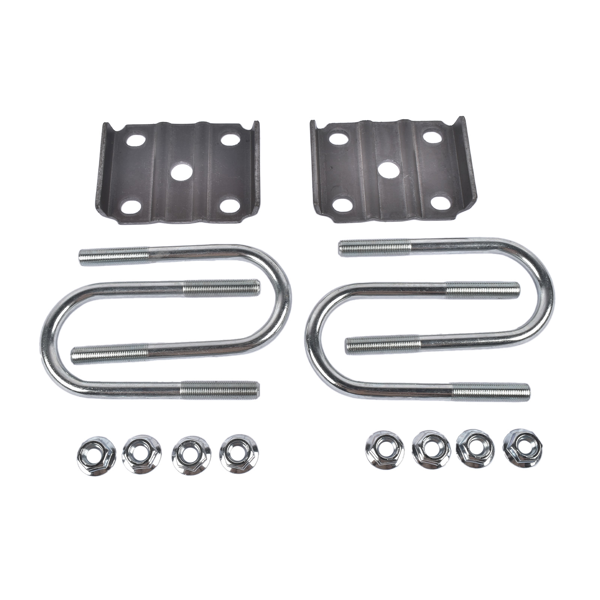 3部 车桥配件 Trailer U-Bolt Kit & Leaf Spring Tie Plates Tieplate 3500 lbs Heavy Duty-2