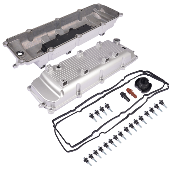 气门室盖 Pair Engine Valve Cover Replacement for Ford F-150 12-14 F-250 F-350 Super Duty 12-17 6.2L-1