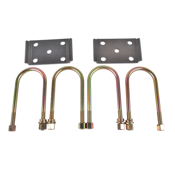 3部 车桥配件 Trailer U-Bolt Kit & Leaf Spring Tie Plates Tieplate 8,000 lbs Heavy Duty-5