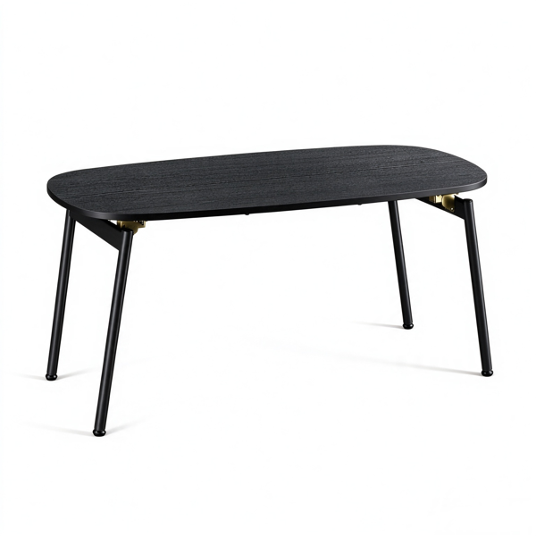 【禁售AM】 黑色 100*50*45cm 中纤板贴三胺+铁 折叠 茶几 CT0BLREL-3