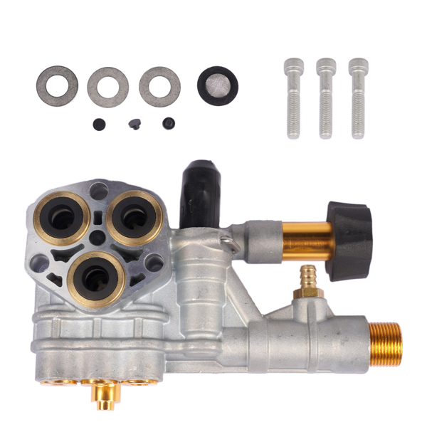 清洗机泵头 Manifold Kit Replacement for 510020 and 520006 Axial Cam Pressure Washer Pumps 7108366-7