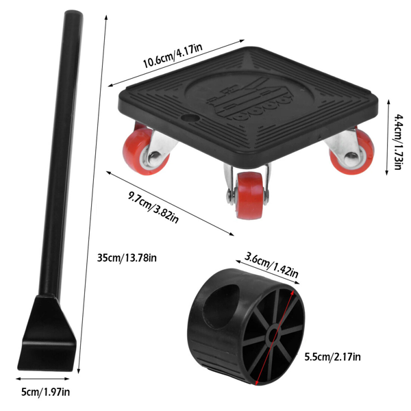 DE400KG万向轮家具移动器加2垫子-9