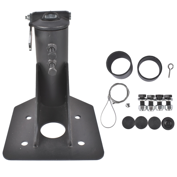 房车牵引座 Fifth (5th) Wheel to Gooseneck Adapter Hitch Replacement for Camper/RV/Trailer 12"-17" Adj.-7