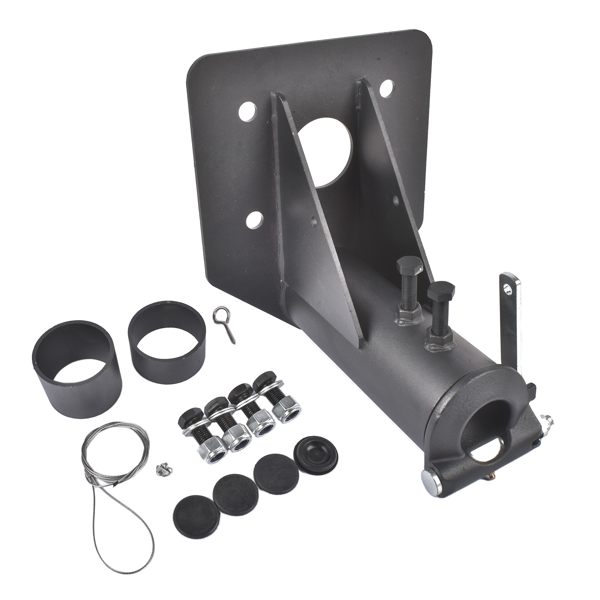 房车牵引座 Fifth (5th) Wheel to Gooseneck Adapter Hitch Replacement for Camper/RV/Trailer 12"-17" Adj.-6