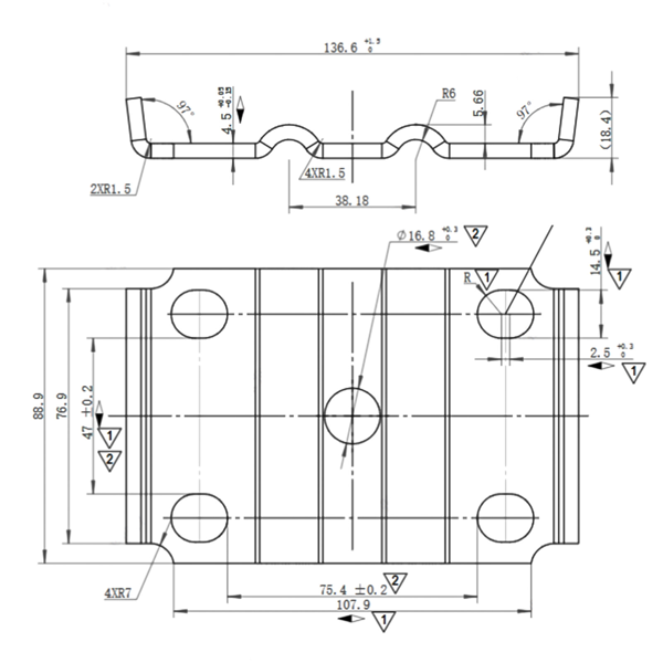 3部 车桥配件 Trailer U-Bolt Kit & Leaf Spring Tie Plates Tieplate 5,200-6,000 lbs Heavy Duty-8