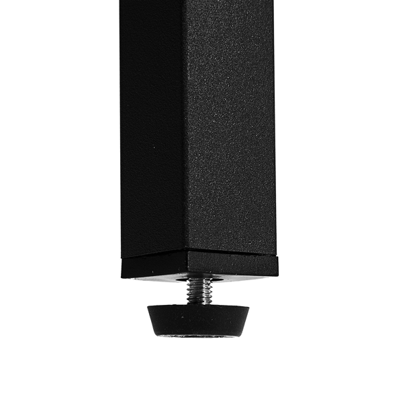 黑色 160cm长 密度板贴三胺+铁 160*20*79cm 玄关桌 带排插（美标）-4