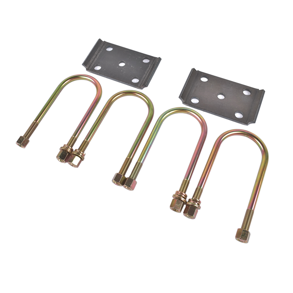 3部 车桥配件 Trailer U-Bolt Kit & Leaf Spring Tie Plates Tieplate 8,000 lbs Heavy Duty-4