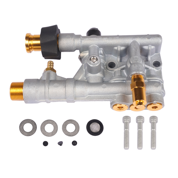 清洗机泵头 Manifold Kit Replacement for 510020 and 520006 Axial Cam Pressure Washer Pumps 7108366-3