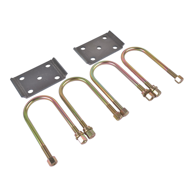3部 车桥配件 Trailer U-Bolt Kit & Leaf Spring Tie Plates Tieplate 8,000 lbs Heavy Duty-3